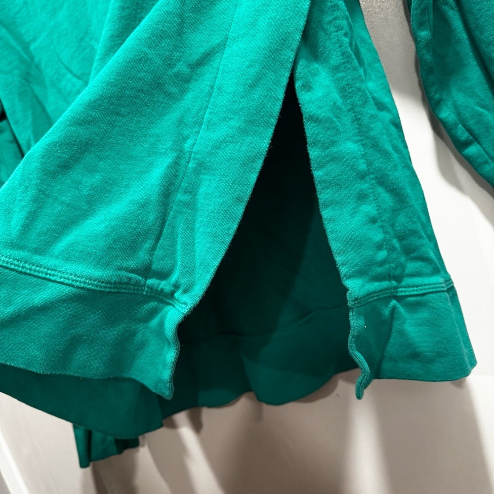 Sweaty Betty After Class Split Sweatshirt Green Small US 6 Activewear Athletic‎ - Picture 8 of 11